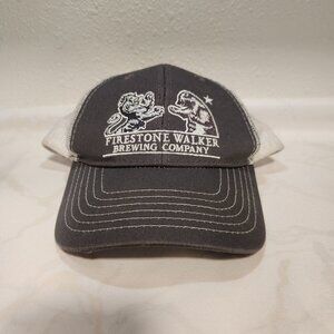 Firestone Walker Brewing Company Snapback Trucker Hat Gray‎ and White Style 5525